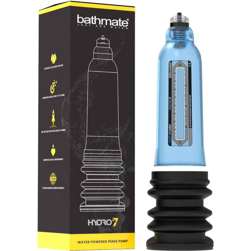 BATHMATE - HYDRO7 pompe à pénis bleu