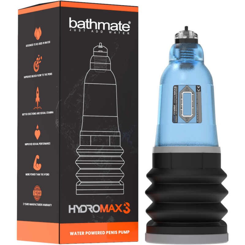 BATHMATE - HYDROMAX 3 pompe à pénis bleu aqua