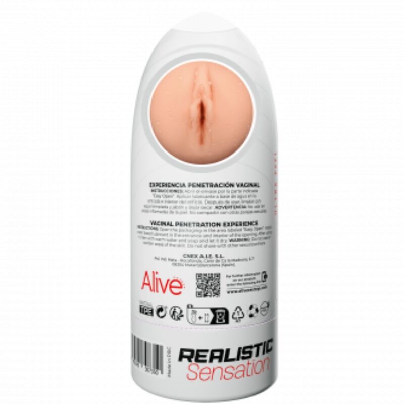 ALIVE – MAXI FLEX VAGINAL masturbateur pour homme taille M