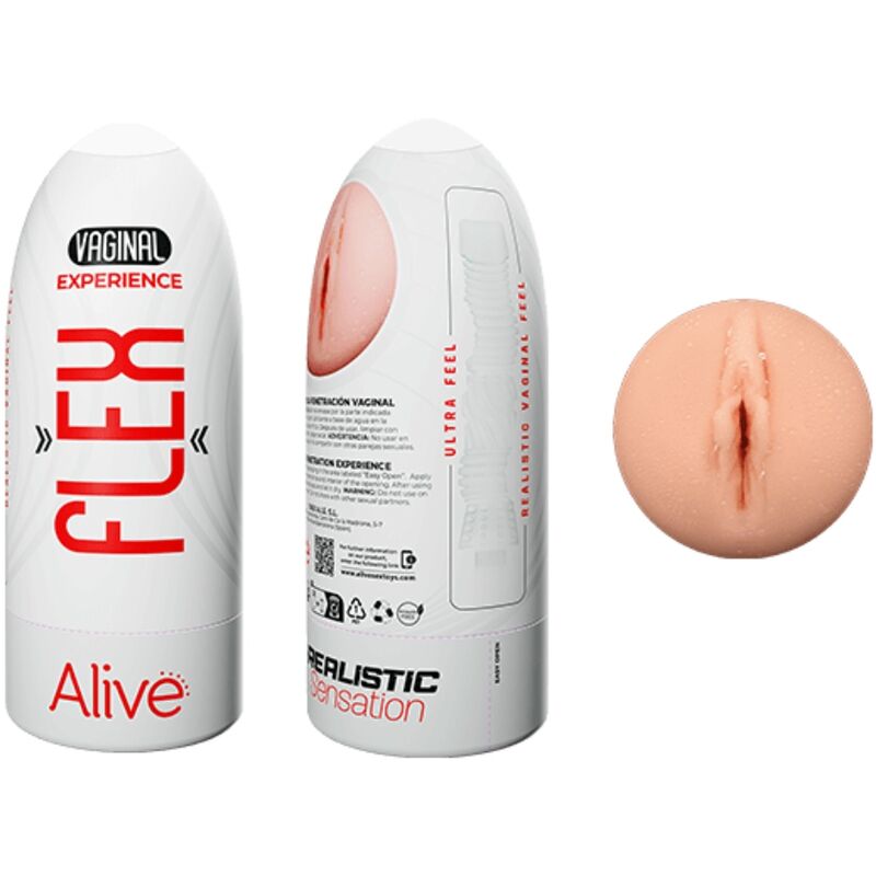 ALIVE – MAXI FLEX VAGINAL masturbateur pour homme taille M