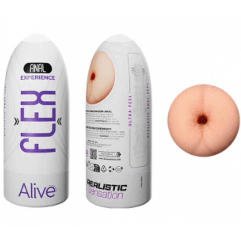 ALIVE – MAXI FLEX FLEX masturbateur pour homme taille M