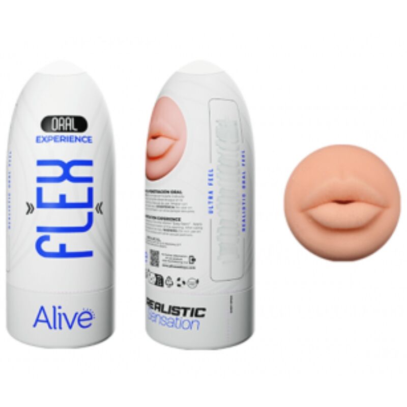 ALIVE – MAXI FLEX ORAL masturbateur pour homme taille M