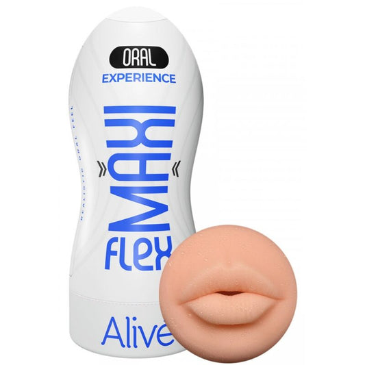 ALIVE – MAXI FLEX ORAL masturbateur pour homme taille L