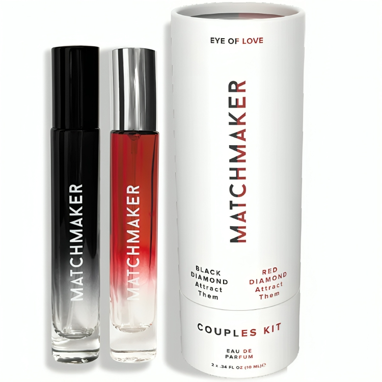 EYE OF LOVE - MATCHMAKER BLACK & RED DIAMOND COUPLES KIT PARFUM PHÉROMONES 10 ML