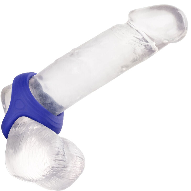 CALEXOTICS - ADMIRAL COCK BALL double anneau bleu