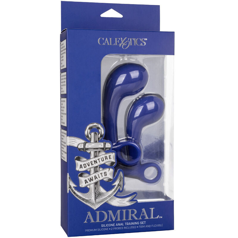 CALEXOTICS - ADMIRAL kit 2 plug anal bleu