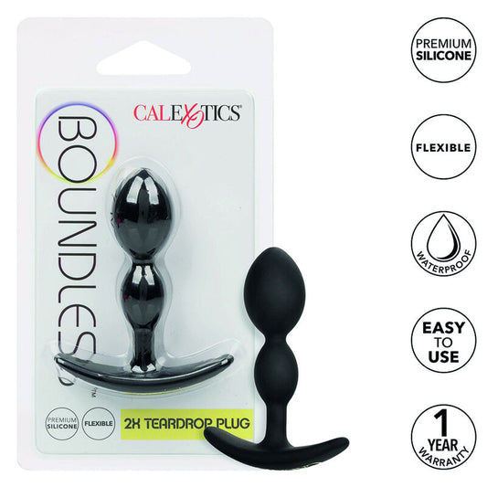 CALEXOTICS - BOUNDLESS plug en forme de goutte d'eau 2x