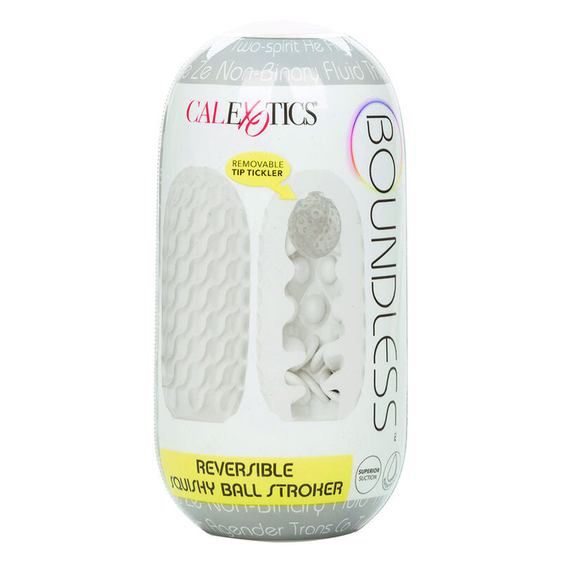 CALEXOTICS - BOUNDLESS carresseur réversible texturé jaune