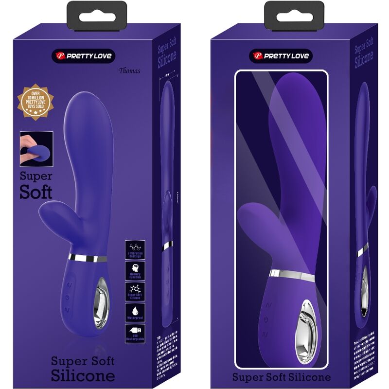 PRETTY LOVE - vibromasseur du point G multifonction THOMAS violet