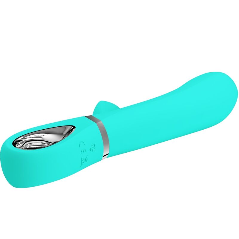 PRETTY LOVE - vibromasseur du point G multifonction THOMAS bleu turquoise