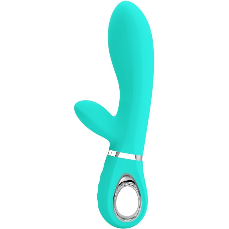 PRETTY LOVE - vibromasseur du point G multifonction THOMAS bleu turquoise