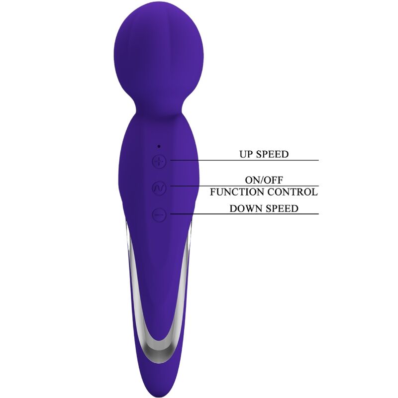 PRETTY LOVE -  vibromasseur WALTER de type WAND violet