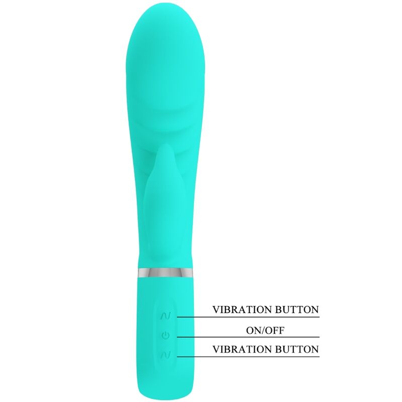 PRETTY LOVE – vibromasseur du point multifonction PRESCOTT bleu turquoise