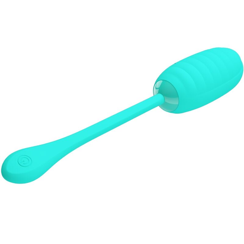 PRETTY LOVE - oeuf vibrant rechargeable KIRK bleu turquoise