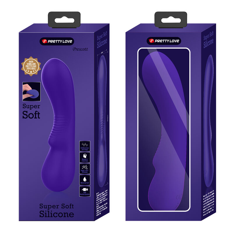 PRETTY LOVE - vibromasseur rechargeable PRESCOTT violet