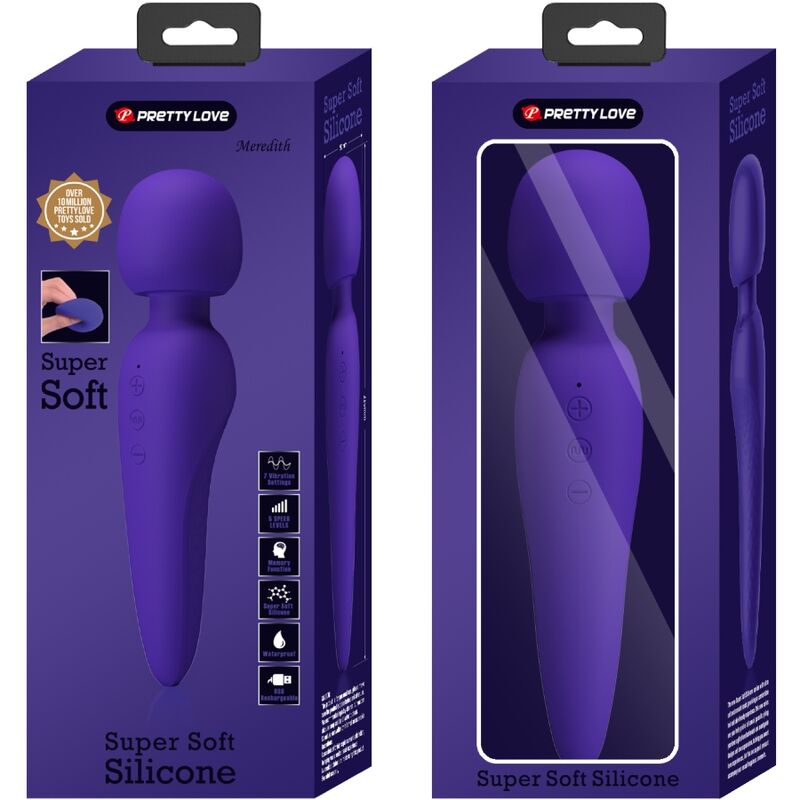 PRETTY LOVE - vibromasseur avec 12 modes de vibration MEREDITH violet