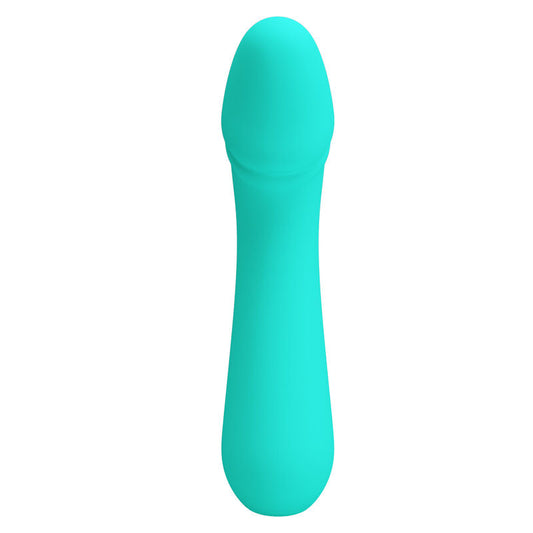 PRETTY LOVE - vibromasseur rechargeable CETUS bleu turquoise