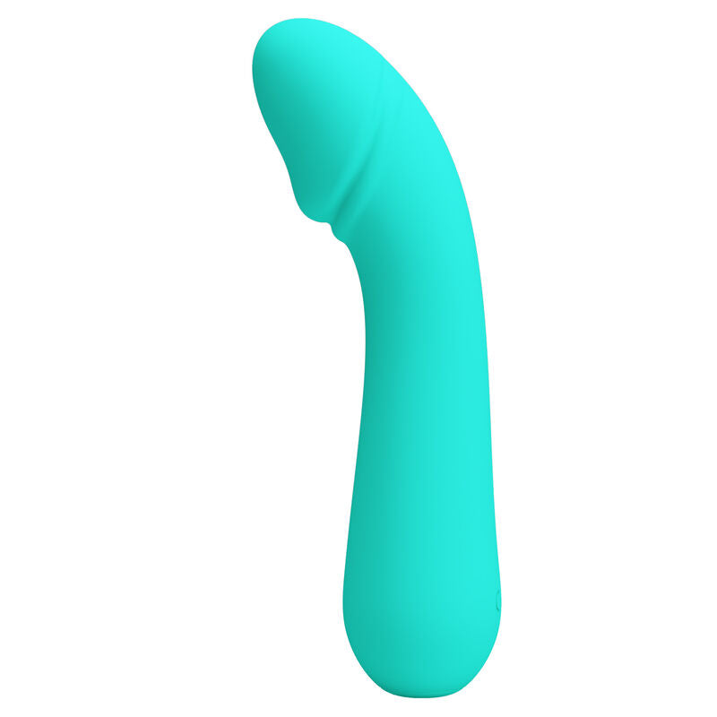 PRETTY LOVE - vibromasseur rechargeable CETUS bleu turquoise