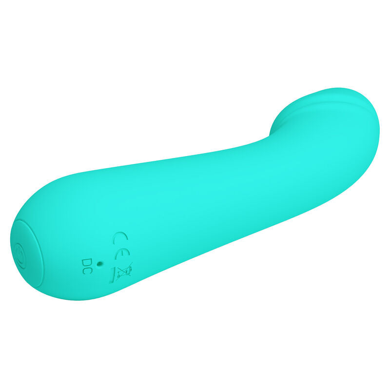 PRETTY LOVE - vibromasseur rechargeable CETUS bleu turquoise