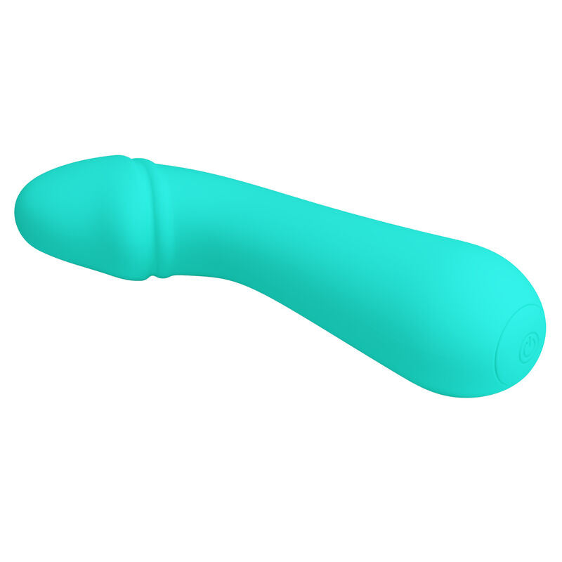 PRETTY LOVE - vibromasseur rechargeable CETUS bleu turquoise