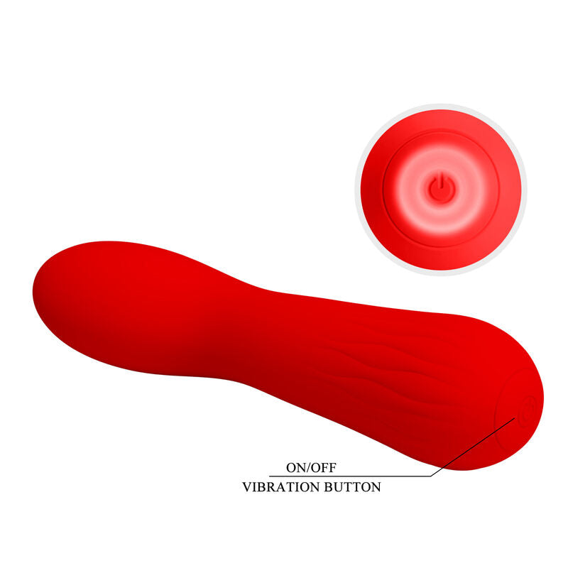 PRETTY LOVE - vibromasseur rechargeable FAUN rouge