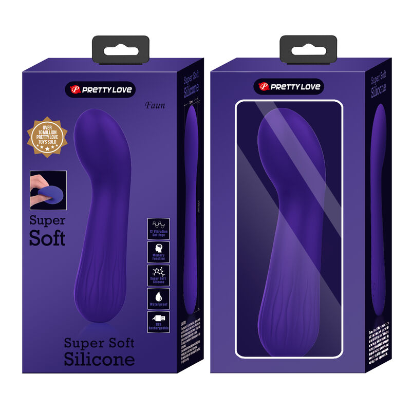 PRETTY LOVE - vibromasseur rechargeable FAUN violet