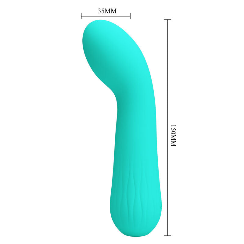 PRETTY LOVE - vibromasseur rechargeable FAUN bleu turquoise