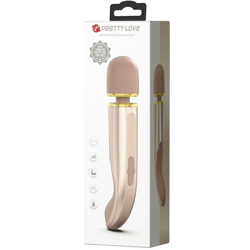 PRETTY LOVE - vibromasseur couleur champagne avec 7 modes de vibration