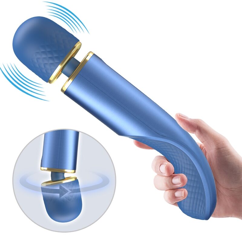 PRETTY LOVE - vibromasseur bleu avec 7 modes de vibration