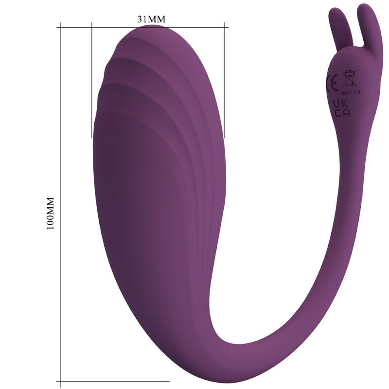 PRETTY LOVE – vibromasseur portable du point G violet CATALINA avec appli