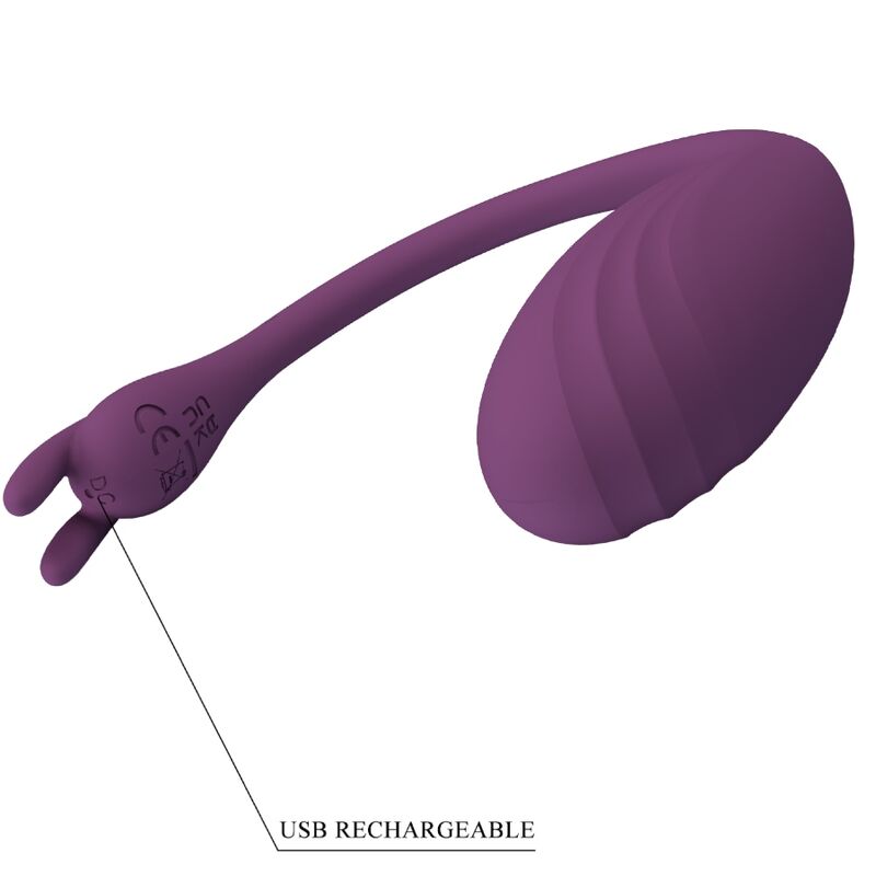 PRETTY LOVE – vibromasseur portable du point G violet CATALINA avec appli