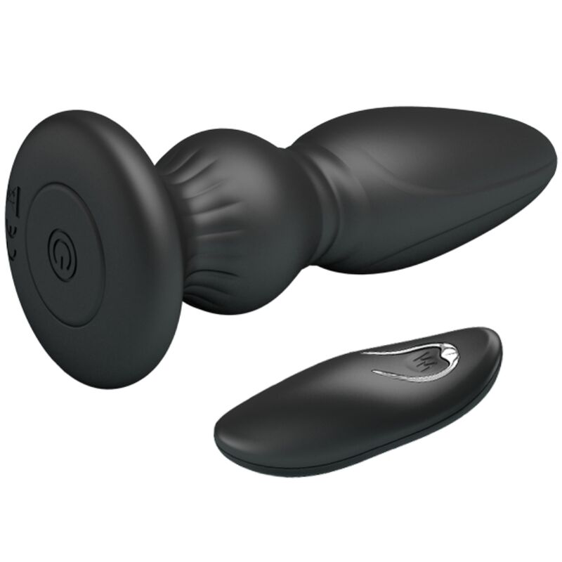 MR PLAY – puissant plug anal vibromasseur noir télécommandé