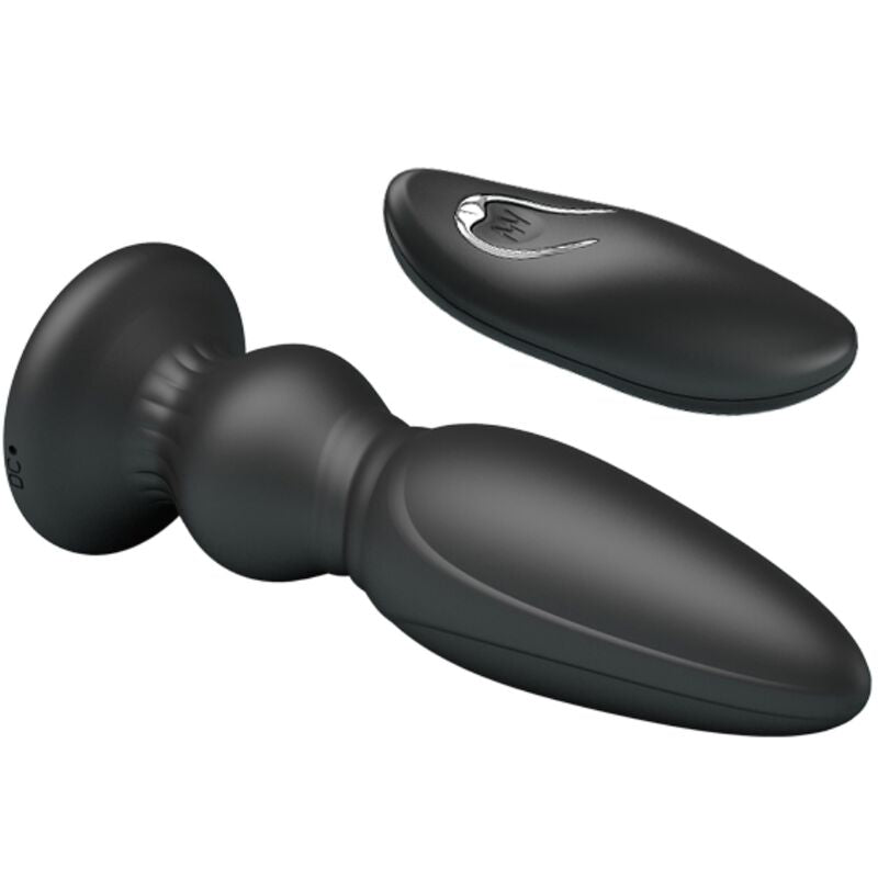 MR PLAY – puissant plug anal vibromasseur noir télécommandé