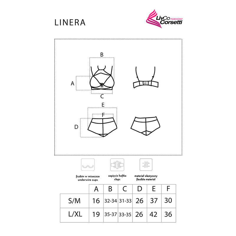 LIVCO – E1 ensemble lingerie sensuel soutien-gorge et string noir