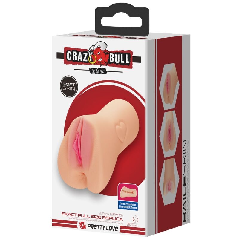 CRAZY BULL - masturbateur en forme de vagin d’Elena