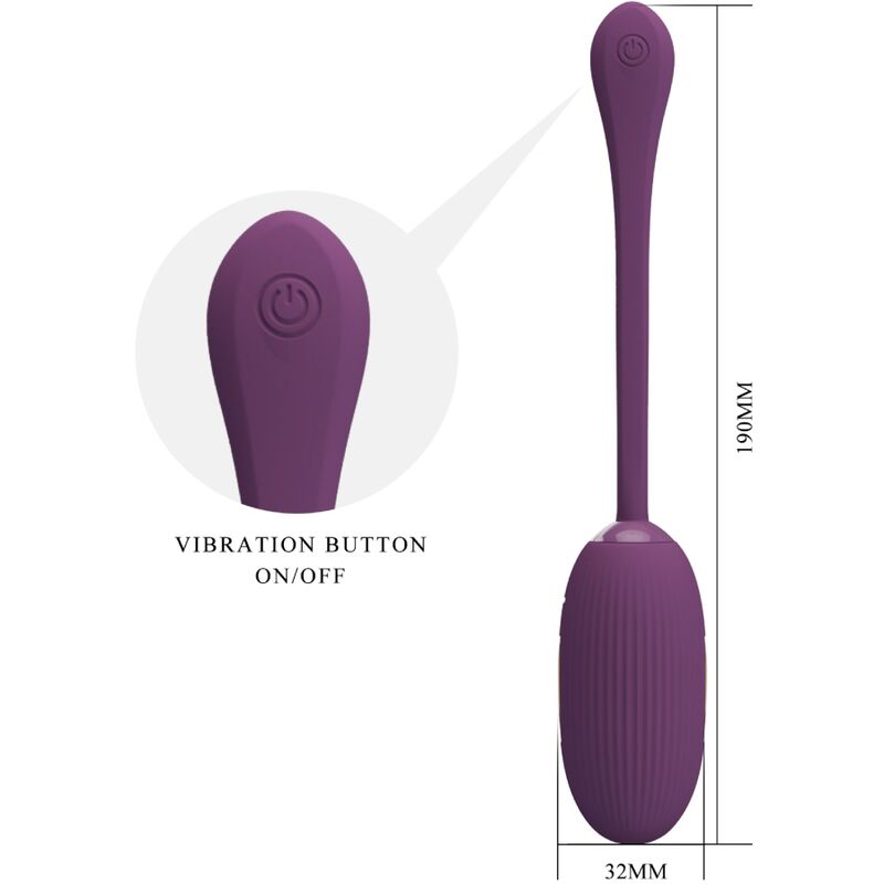 PRETTY LOVE - oeuf vibrant violet DOREEN rechargeable