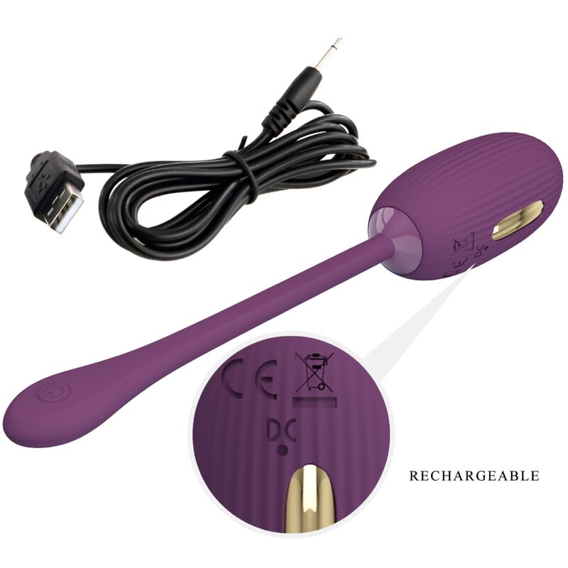 PRETTY LOVE - oeuf vibrant violet DOREEN rechargeable