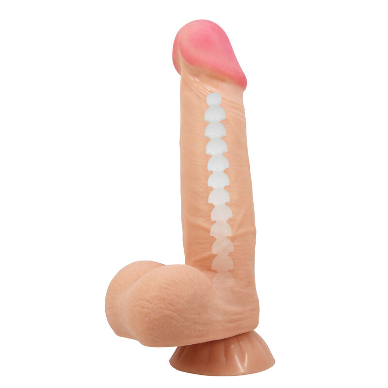 PRETTY LOVE - SLIDING SKIN peau mouvante gode réaliste avec ventouse 21,8 cm