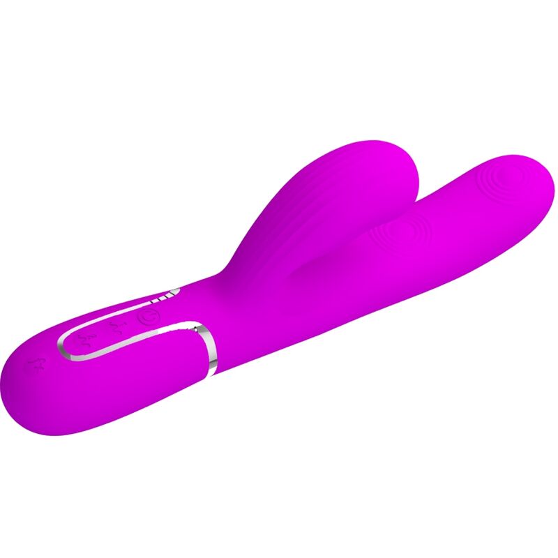 PRETTY LOVE – vibromasseur du point G PERDITA multifonction 3 en 1 violet