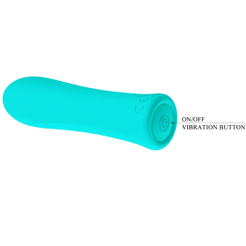 PRETTY LOVE - vibromasseur ALFREDA super puissant bleu turquoise