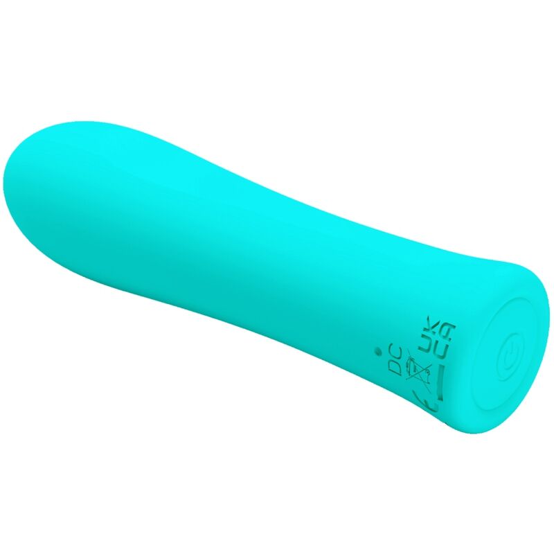 PRETTY LOVE - vibromasseur ALFREDA super puissant bleu turquoise