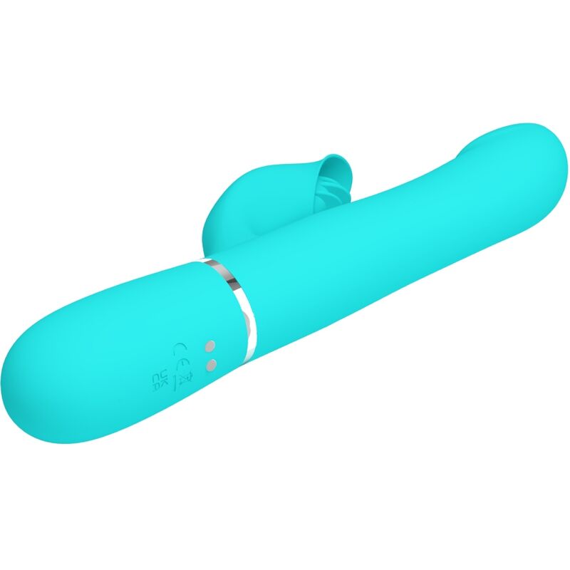 PRETTY LOVE - vibromasseur lapin bleu turquoise