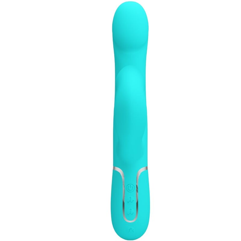 PRETTY LOVE - vibromasseur lapin bleu turquoise