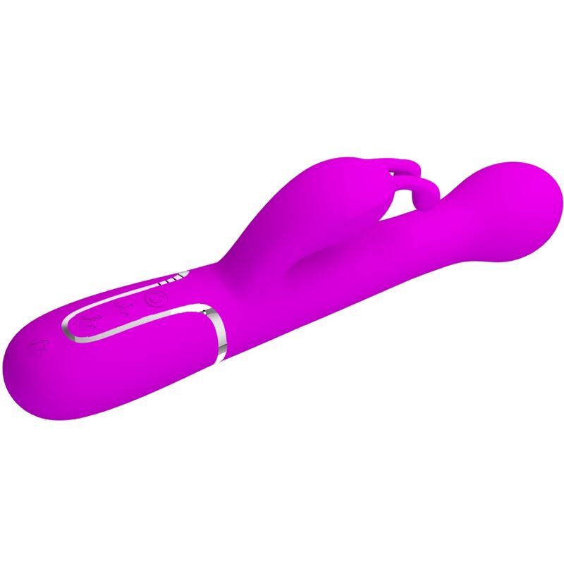 PRETTY LOVE - vibromasseur lapin DEJON 3 en 1 multifonction violet