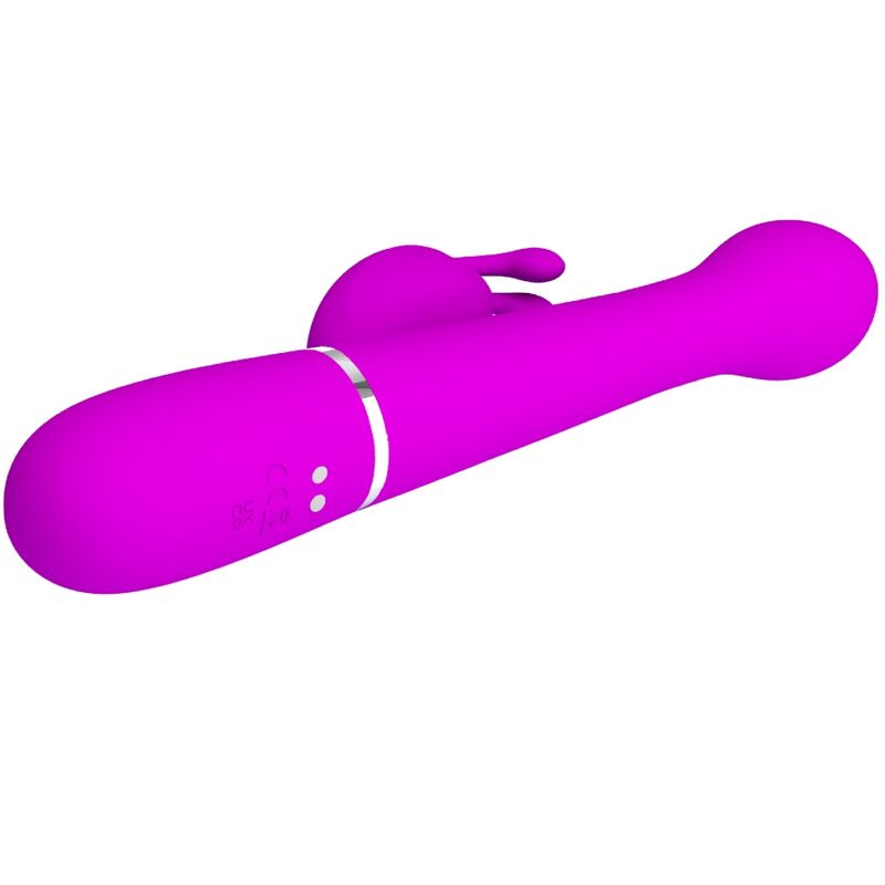 PRETTY LOVE - vibromasseur lapin DEJON 3 en 1 multifonction violet