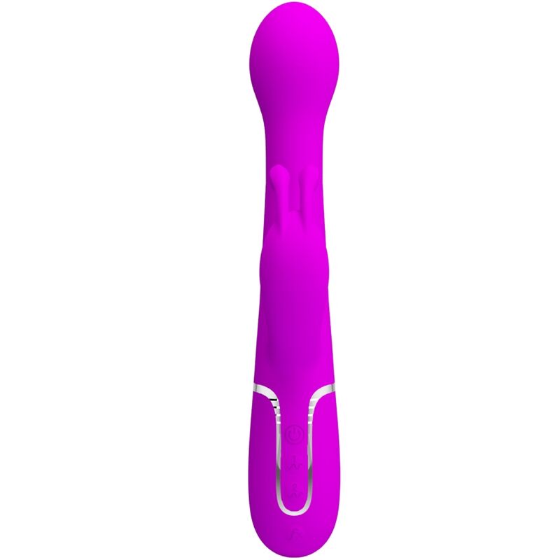 PRETTY LOVE - vibromasseur lapin DEJON 3 en 1 multifonction violet