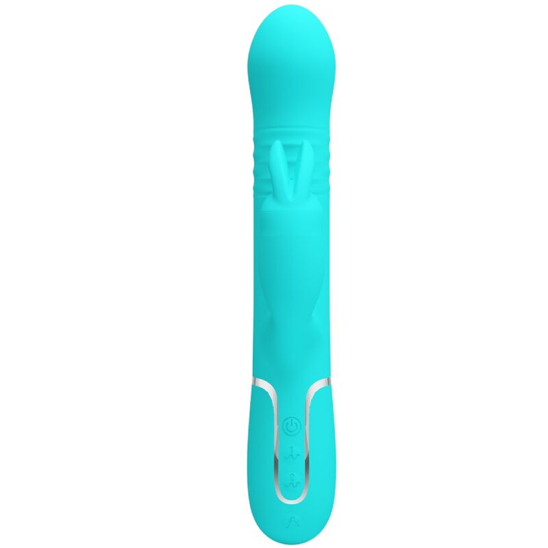 PRETTY LOVE - vibromasseur lapin COALE bleu turquoise