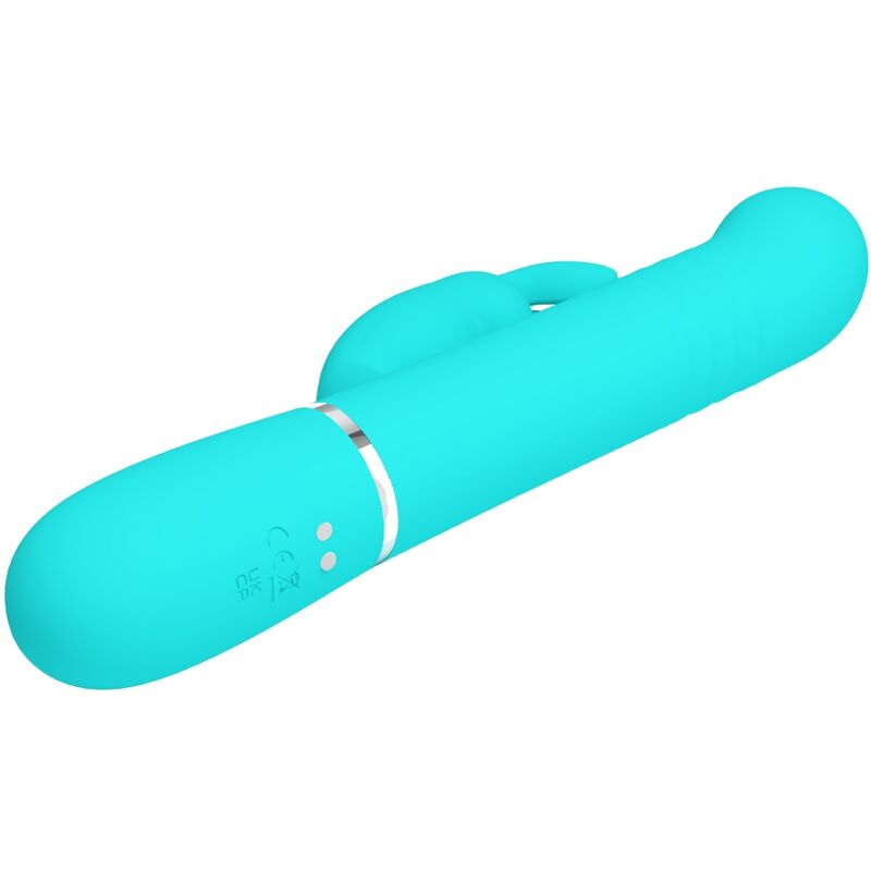 PRETTY LOVE - vibromasseur lapin COALE bleu turquoise