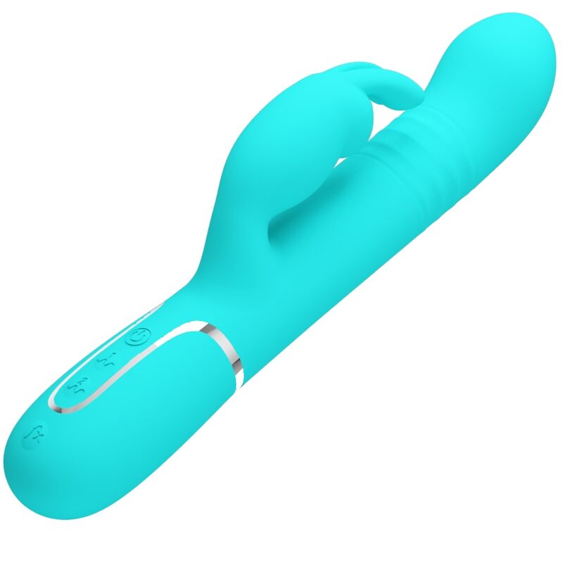 PRETTY LOVE - vibromasseur lapin COALE bleu turquoise