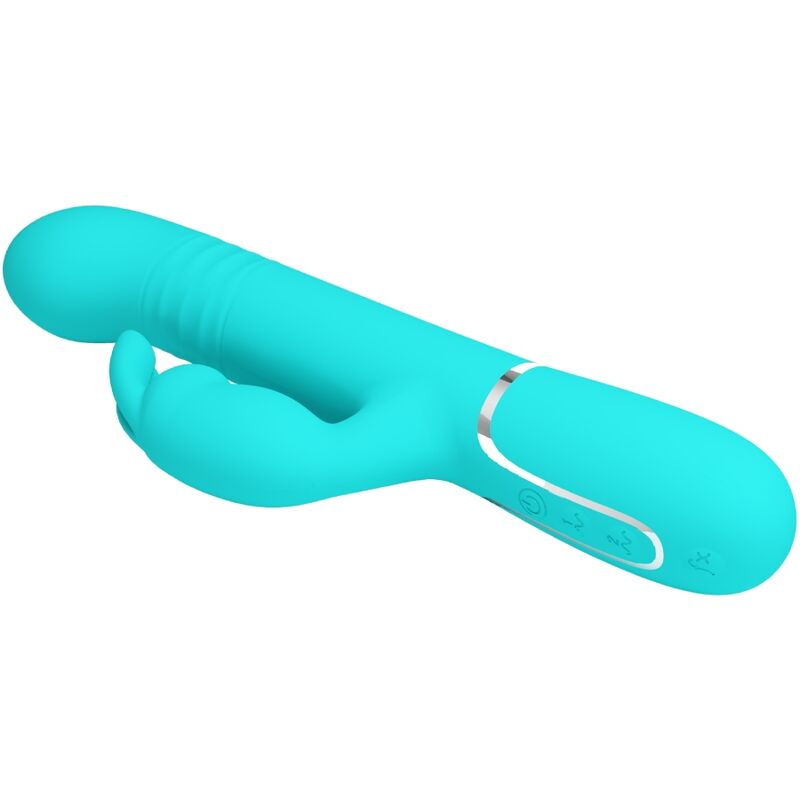 PRETTY LOVE - vibromasseur lapin COALE bleu turquoise